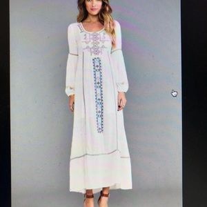 Free People White Desert Winds Maxi Dress 4